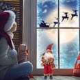 thumbnail image 3 of TABLZONE Portable Red Santa Claus Figurine Christmas Desktop Decoration Holiday Ornament for Festive Home and Office Celebration, 3 of 8