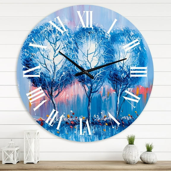 Designart 1 in Modern,Contemporary Wall Clock