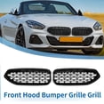 thumbnail image 2 of Unique Bargains No.51138091295 Front Upper Hood Bumper Grille Grill for BMW Z4 G29 18-24 Diamond Star Gloss Black 1pair, 2 of 7