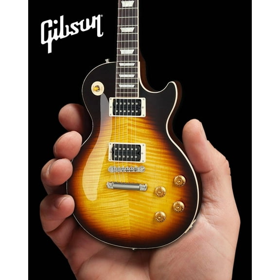 Axe Heaven Slash Gibson Les Paul Standard November Burst Mini Guitar Replica Collectible GG-127