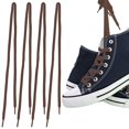 thumbnail image 2 of Jumpingount 2 pack/lote cordones a prueba de arañazos resistentes a desgarros y resistentes al desgaste para todos los cordones de zapatillas Accesorios de calzado Marrón 120cm, 2 of 6