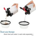 thumbnail image 2 of Portable Dog Water Bottle.with 2 Collapsible Bowls.2 In 1 Water Bottle And Food, 2 of 5