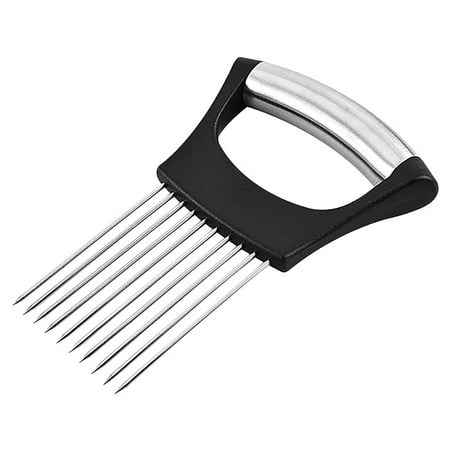 

EDFRWWS Stainless Steel Onion Fork Safe Aid Tomato Cutting Holders Kitchen Needles