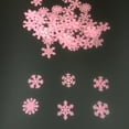 thumbnail image 6 of Ludlz 50Pcs Glow in The Dark Snowflakes Decals Christmas Wall Stickers Window Clings Luminous Sticker Eye-catching Unique Shape Plastic Decorative Ceiling Snowflake Fluorescent Sticker, 6 of 8