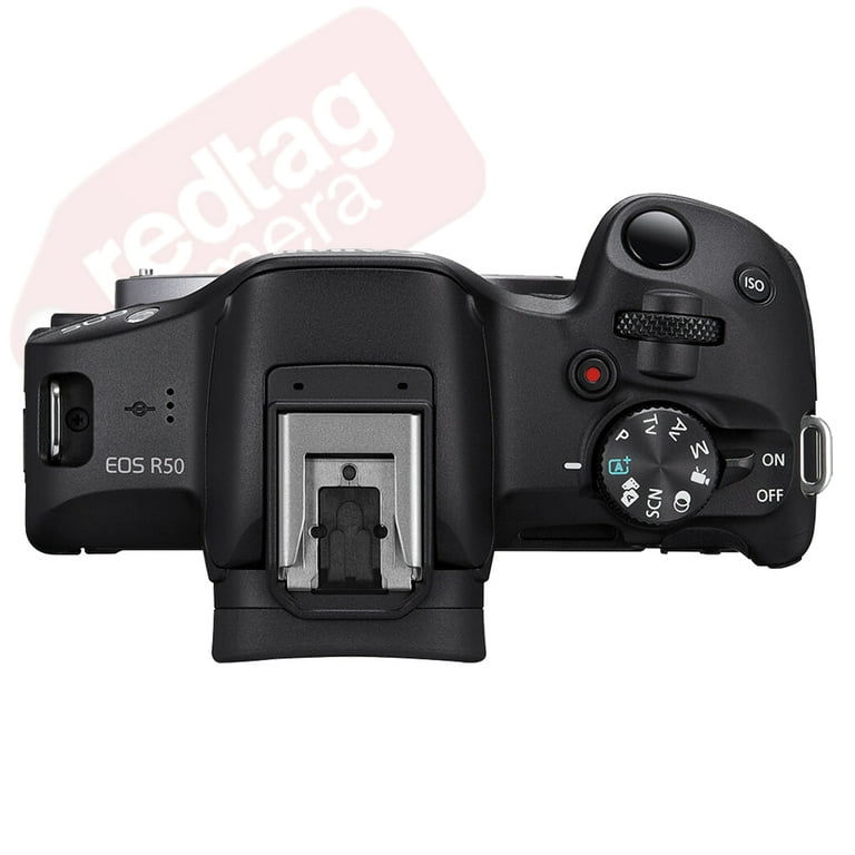 Canon EOS R50 Black With RF-S 18-45mm Lens