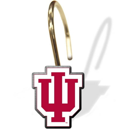 NCAA Indiana Hoosiers Shower Curtain Rings, 12pk