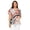 Cherry Blossom, variant on Nurse Scrubs for Women V Neck Short Sleeve Plum Blossom Printed Tops Breathable Plus Size Nursing Uniforms with Pockets