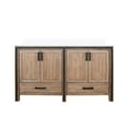 thumbnail image 2 of 60 In. W X 22 D Rustic Bath Vanity With Cultured Marble Top And Faucet - Soft Close, Scratch & Stain , Two Cabinets Drawers For Storage Space 60" Double Included Ample, 2 of 7