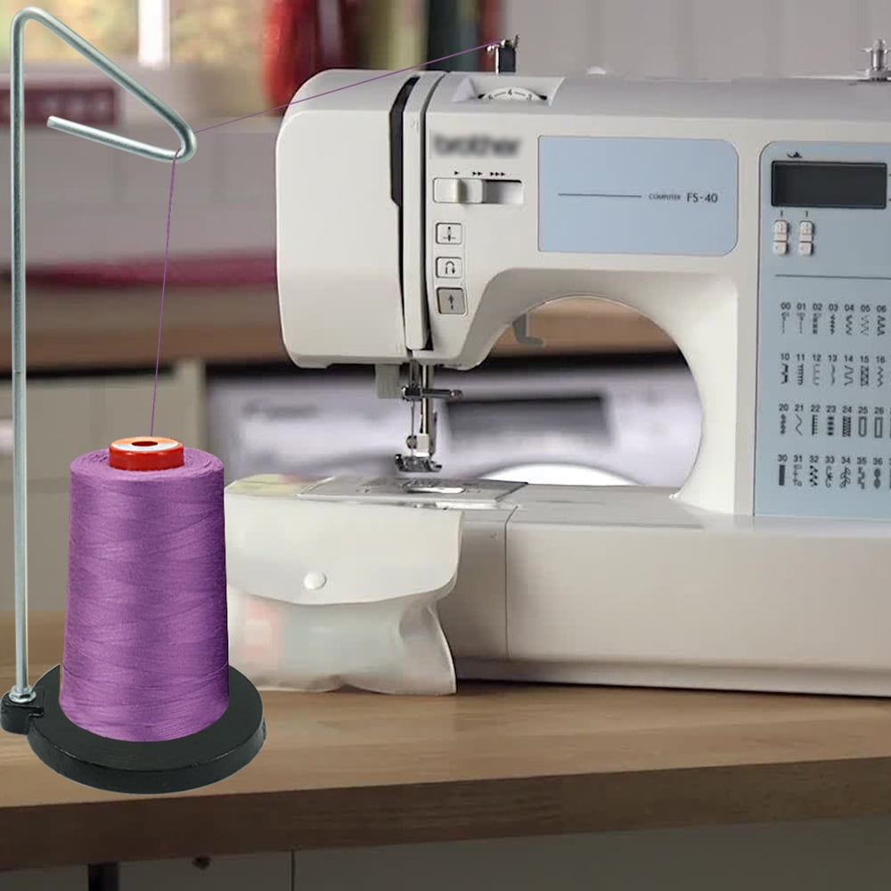 New brothread 4 Large Cones of Polyester Sewing Serger Quilting Thread - 5500Y (5000M) - White