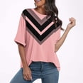 thumbnail image 2 of Lolmot Blouses pour Femmes, Mode Décontractée pour Femmes, Chemise Ample à Manches Courtes Imprimée, 2 of 5