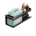 thumbnail image 1 of Tissue Holder Portable User-friendly Minimalistic Multipurpose Convenient Place Small Items Aluminum Wall-mounted Punch-free Tissue Box Holder Rack for Bathroom, 1 of 8