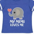 thumbnail image 4 of Inktastic My Mimi Loves Me Grandchild Boys or Girls Toddler T-Shirt, 4 of 5