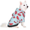 thumbnail image 2 of Fotbe Watermelon Sudadera con Estampado para Perros Pequeños – Suéter con Capucha para Mascotas, Tela Suave de Forro Polar con Bolsillo-X-Small, 2 of 7