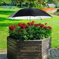 thumbnail image 6 of Qiopertar Under $5 Adjustable Plant Umbrella 50cm, Outdoor Sun Protection Shade Cover for Potted Plants, Garden Planter Sunshade with Pole, 6 of 6