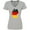 Athletic Heather, variant on Inktastic German Map Flag Women's V-Neck T-Shirt