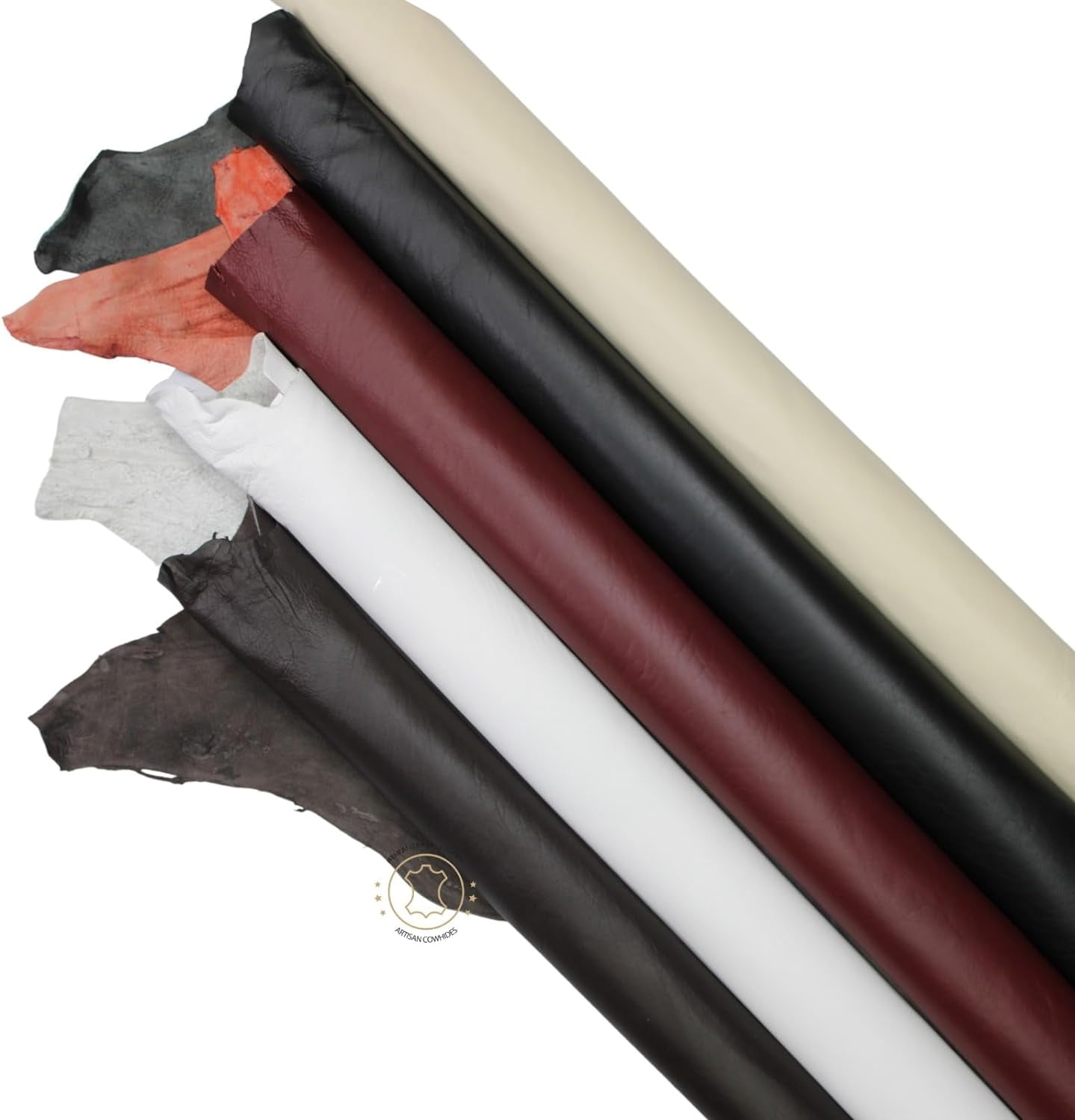 ArtisanCowhides Genuine Lambskin Full Grain Soft Garment Leather Sheets - Chocolate Brown 6-7 Sq ft
