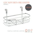 thumbnail image 3 of Kitchen Details Small 10.24" x 5.2" over the Cabinet Organizer in Chrome, 3 of 7