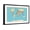 Black Frame, variant on Art.com Highly Detailed World Map with Vintage Color. Stretched Canvas Print Wall Art by frees, 24" x 16"