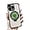 Green, variant on for iPhone Case,Luxury 4 Corners Airbag ElectroPlated Clear with Glitter Kickstand Ring Camera Lens Protection Shockproof Phone Case (Green,iPhone 12)