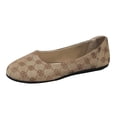 thumbnail image 1 of Heiheiup Chaussures Plates Décontractées Confortables pour Femmes à Bout Rond avec Impression de Couleur, 1 of 8
