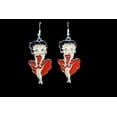 thumbnail image 3 of Betty Boop Earrings Red Dress Blowing Classic Design Jewelry-BBE-1, 3 of 4