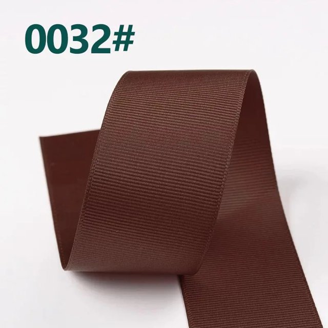 Cintas de grogrén de 5 yardas para decoración de boda, sombreros DIY, costura artesanal, papel de regalo, 6mm/9mm/25mm/38mm