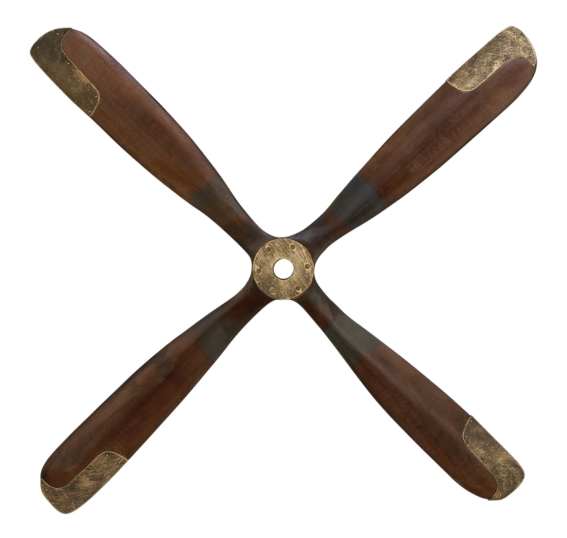 Decmode 44 Inch Rustic Wooden Airplane Propeller Wall