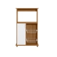 thumbnail image 3 of Mueble Para Microondas Organizador 1 Puerta Cafe/Blan NT3075, 3 of 6