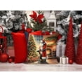 thumbnail image 2 of Carolines Treasures DAC4123PW1414 14 x 14 in. Greyhound & Santa Claus Throw Pillow, 2 of 5