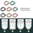 thumbnail image 6 of Universal Soft Fiber Toilet Seat Cover With Handle For Winter Easy Installation, 6 of 19