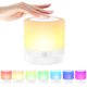 thumbnail image 1 of Muyoka ALIMARO Kids Nursery Night Light 7 Color Changing Touch Baby Lamp Control remoto Nursery Night Light USB recargable LED Camping Light con batería de 1200 mAh para dormitorio sala de estar Muyoka Hogar, 1 of 7