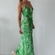 thumbnail image 5 of Vestido Ceñido Al Cuerpo Vestido básico para mujer Estilo elegante Estampado floral Sin espalda Sin mangas Traje diario Cgtredaw Para estrenar, 5 of 6
