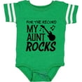 thumbnail image 3 of Inktastic For the Record, My Aunt Rocks Boys or Girls Baby Bodysuit, 3 of 5