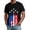 43# Black, variant on Mens American Flag Shirts 4th of July T-Shirt USA Flag Patriotic Short Sleeve Memorial Day Tops 1776-2026 Print Tees Black XL