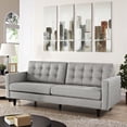 thumbnail image 5 of Modern Contemporary Upholstered Sofa, Grey Fabric, 5 of 5