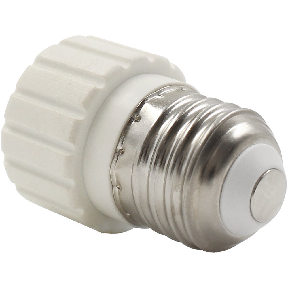 6 Pack E26/E27 to GU10 Adapter, E26/27 Edison Screw to GU10 Bayonet Base Socket Adapter Converter