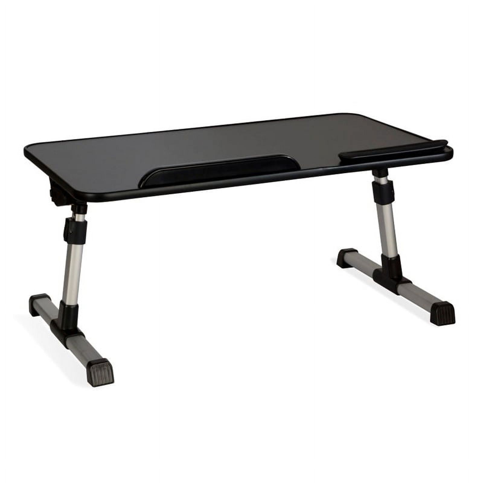Atlantic Portable Laptop Tray Table with Adjustablt Height and Tilt, Fits Laptops up to 20", Black - image 2 of 8