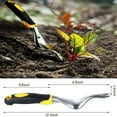 thumbnail image 4 of Estbridge 11.8” Hand Weeder Weeding Weed Dandelion Remover Puller Tool Garden Weeder  Stainless Rust Proof Steel Weeding Tool for Garden, 4 of 7