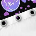 thumbnail image 5 of Erosebridal Cartoon Butterfly Curtains & Drapes Pink Rose Blackout Curtains, Purple Polka Dots Curtains Cute Animal Bedroom Curtains, Kawaii Black Pink Window Drapes, 5 of 6