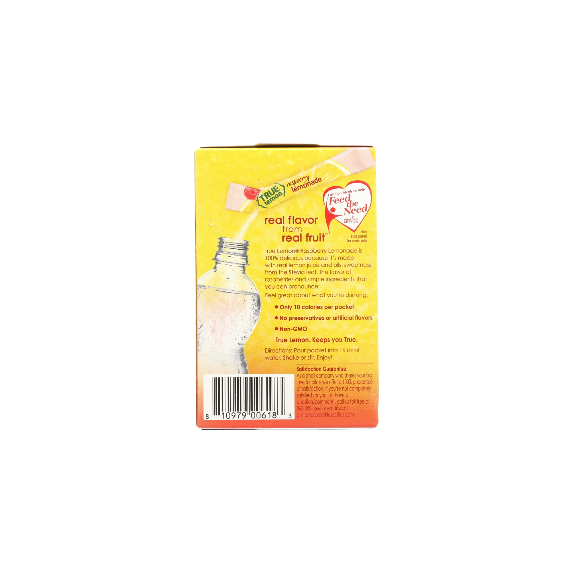 True Lemon Raspberry Lemonade Drink Mix (Pack of 17)
