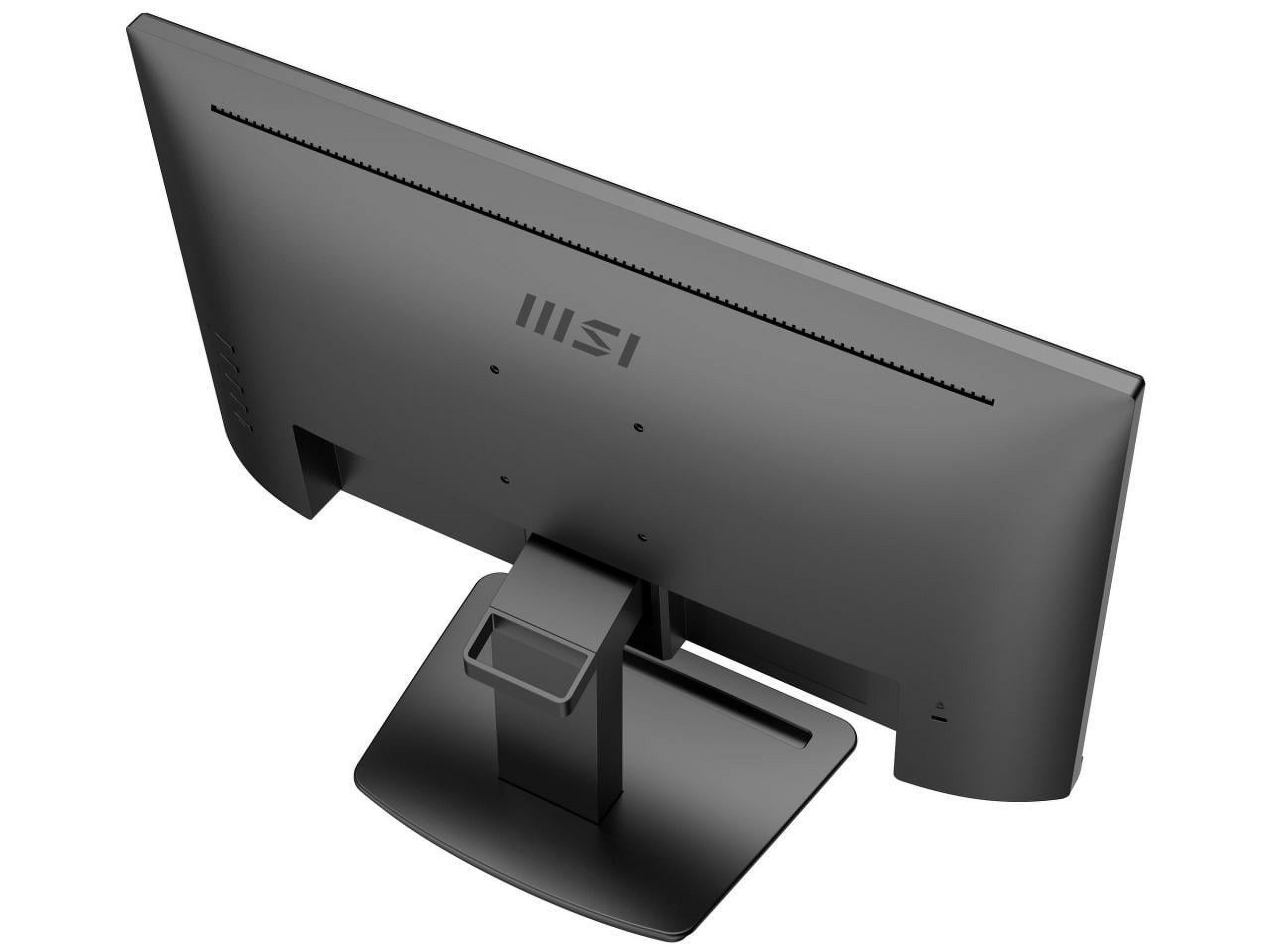 MSI PRO MP223, 22" VA 1920 x 1080 (FHD) Computer Monitor, 100Hz, Adaptive-Synch, HDMI, Video Port, VESA Mountable, Tilt, 1ms, Black