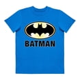 thumbnail image 1 of Playera Para Niño Warner Bros Batman Cuello Redondo Manga Corta Talla 6 Azul Rey, 1 of 2