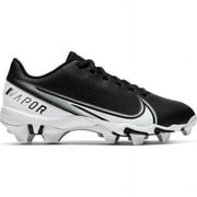NEW Youth Nike Vapor Edge Shark Football Cleats Black / White Size 3Y
