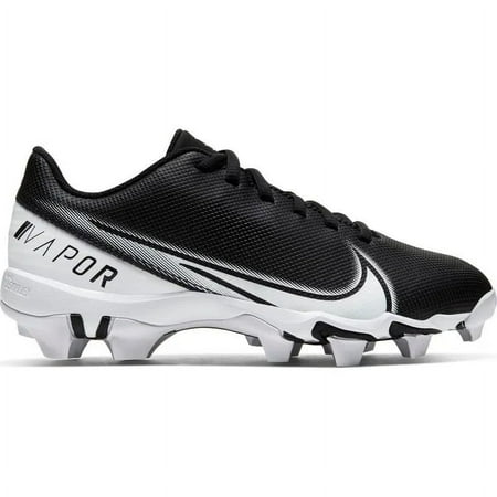 NEW Youth Nike Vapor Edge Shark Football Cleats Black / White Size 3Y