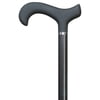 Harvy Men Derby Cane Black Triple Wound Carbon Fiber Shaft