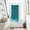 Green, variant on Ombre Blue Waves Door Curtains for Door Window, French Sidelight Front Back Door Curtains With Tieback, Abstract Art Gradient Modern Kitchen Rod Pocket Drapes Panel, 25"x40"
