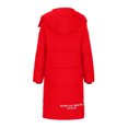 thumbnail image 4 of Womens Oversized Long Puffer Down Coat with Hood Winter Parka Over Knee Puffer Jacket Thickened Warm Padded Jacket, 4 of 5