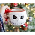 thumbnail image 6 of Nightmare Before Christmas Jack, Sculpted Ceramic, Mug, Multi Colored, 20 ounces, 6 of 7