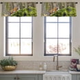 thumbnail image 3 of LALILO Kitchen Curtain Valance Tiger Tiger Forest Young Tiger Rod Pocket Window Curtain 52"x 18" Set of 2, 3 of 5