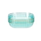 thumbnail image 1 of Plato de frutas Plato decorativo cuadrado Plato de frutas for el hogar Cocina Hotel Restaurante Plato de refrigerios Plato de dulces Juego de 4, 1 of 7